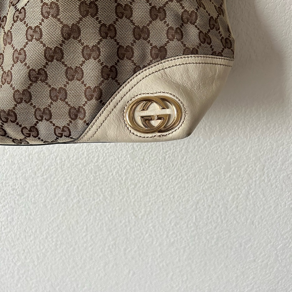 Gucci monogram mini shoulder tote bag - Picture 2 of 6
